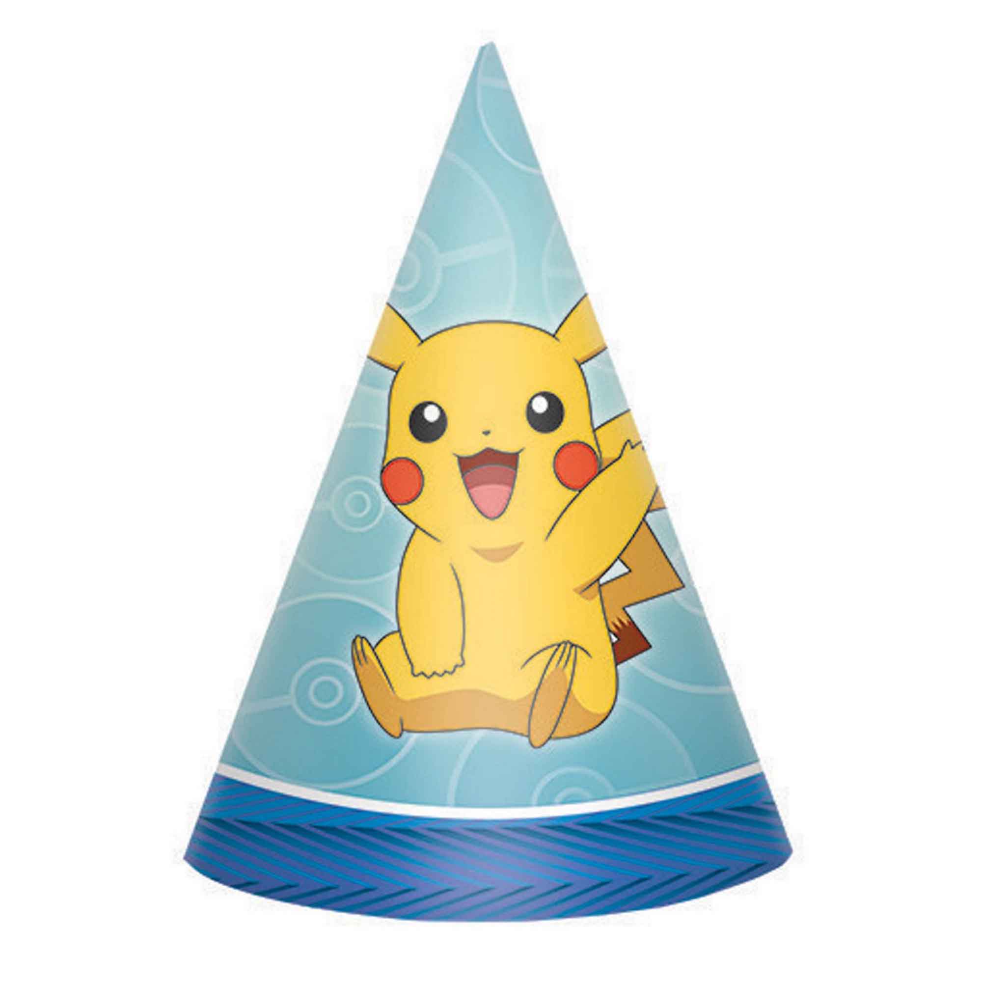 Pokemon Core Paper Cone Hat - 8 Pack Default Title