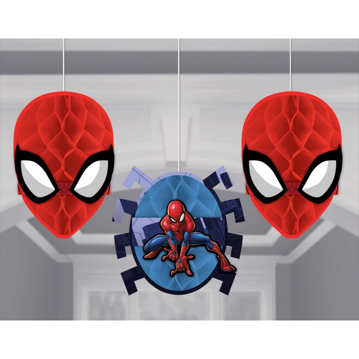 Spider-Man Webbed Wonder Honeycomb Decor Tissue and Printed Paper - 3 Pack Default Title