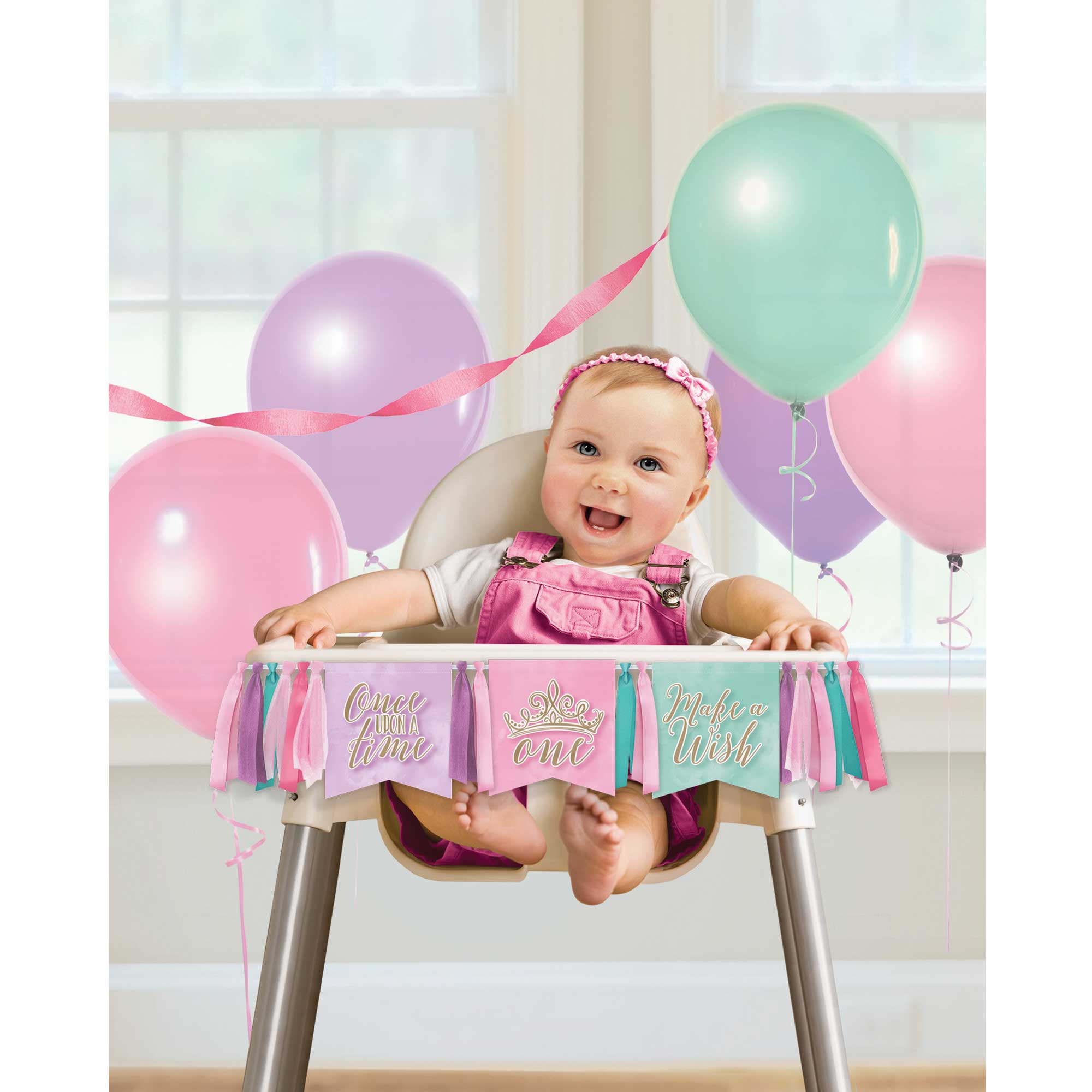 Disney Princess Once Upon A Time Deluxe High Chair Decorating Kit Default Title