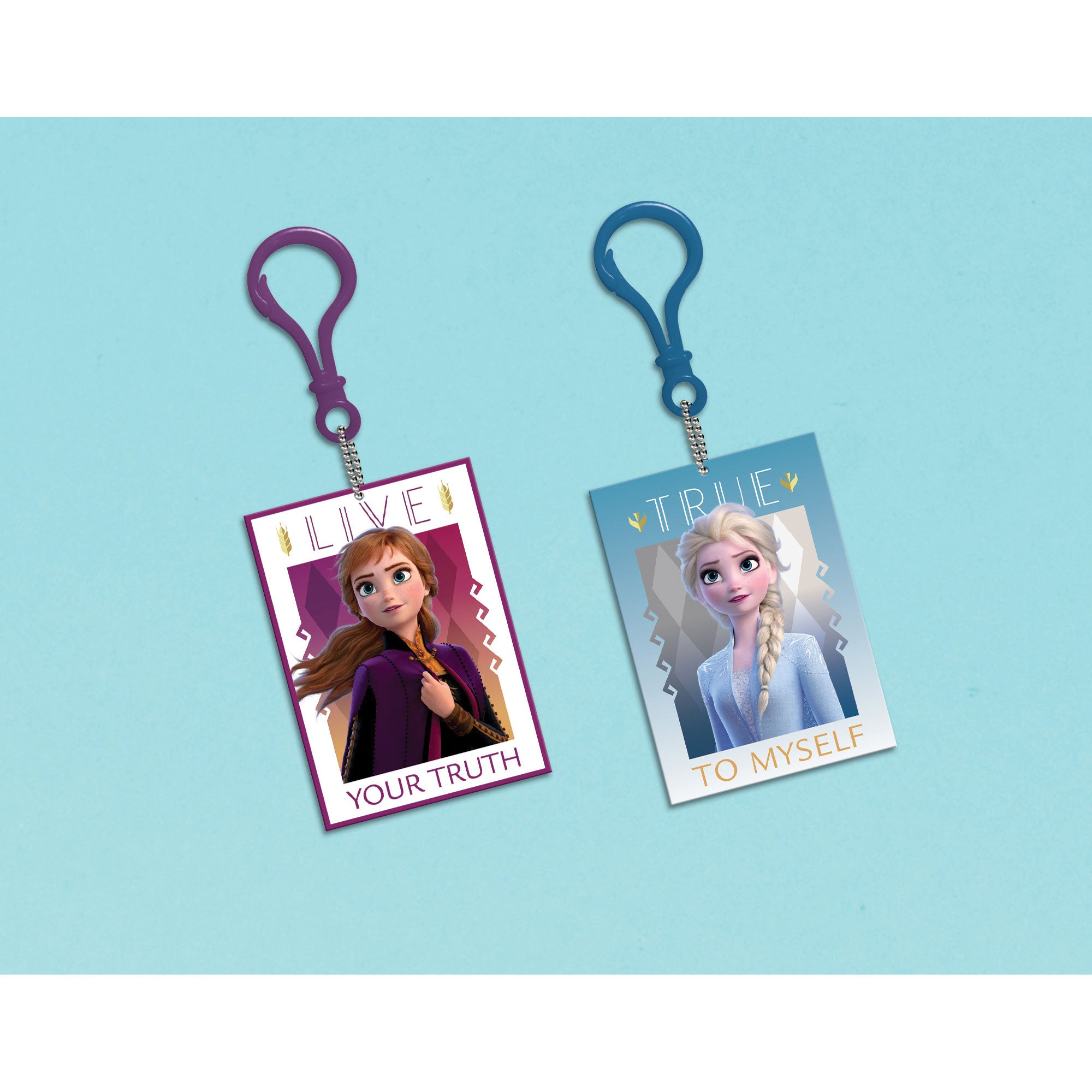 Frozen 2 Keychains Plastic Assorted Designs - 7x5cm 8 Pack Default Title