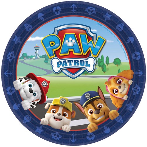 Paw Patrol Adventure Round Plate 23cm Default Title