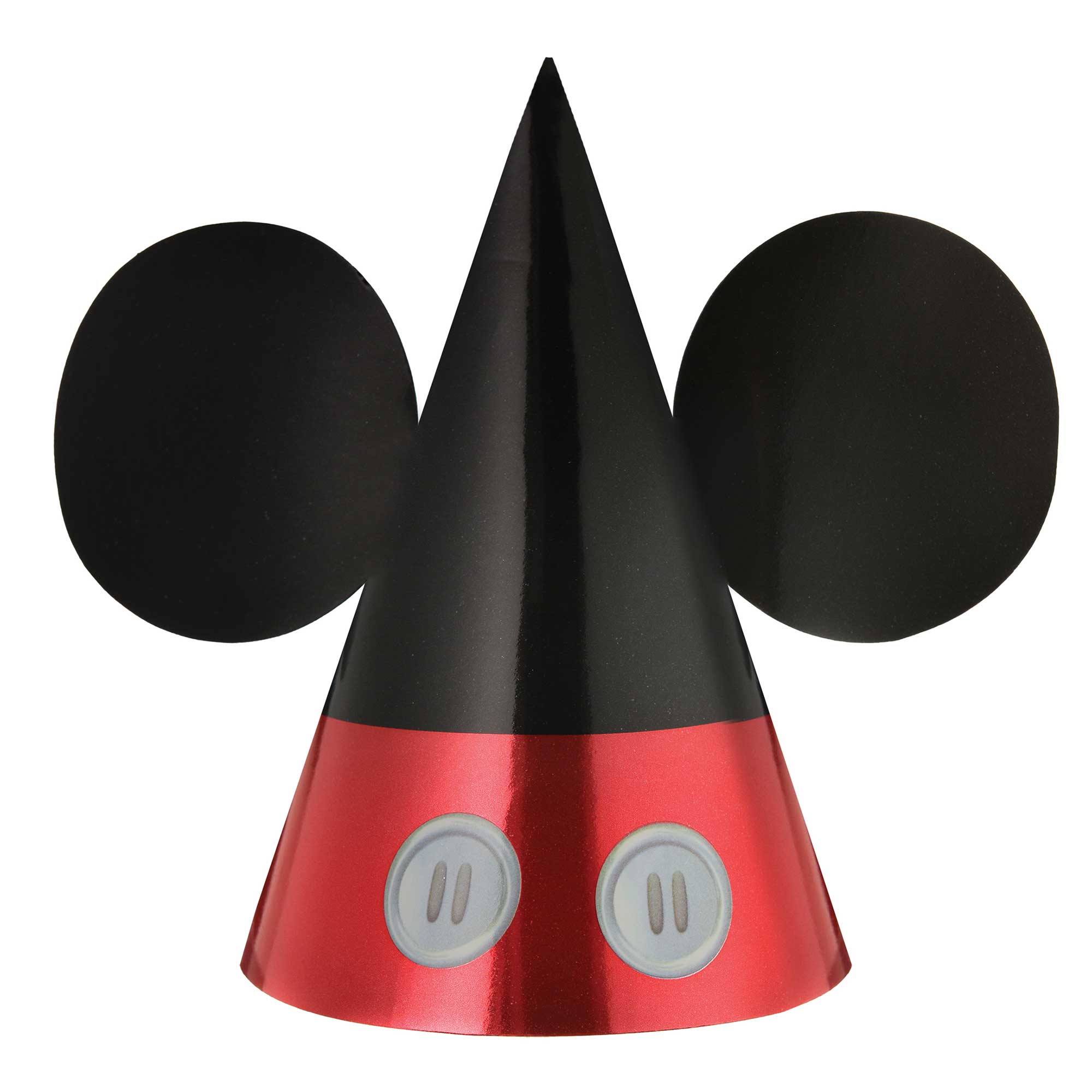 Mickey Mouse Forever Party Cone Hats - 17cm 8 Pack Default Title