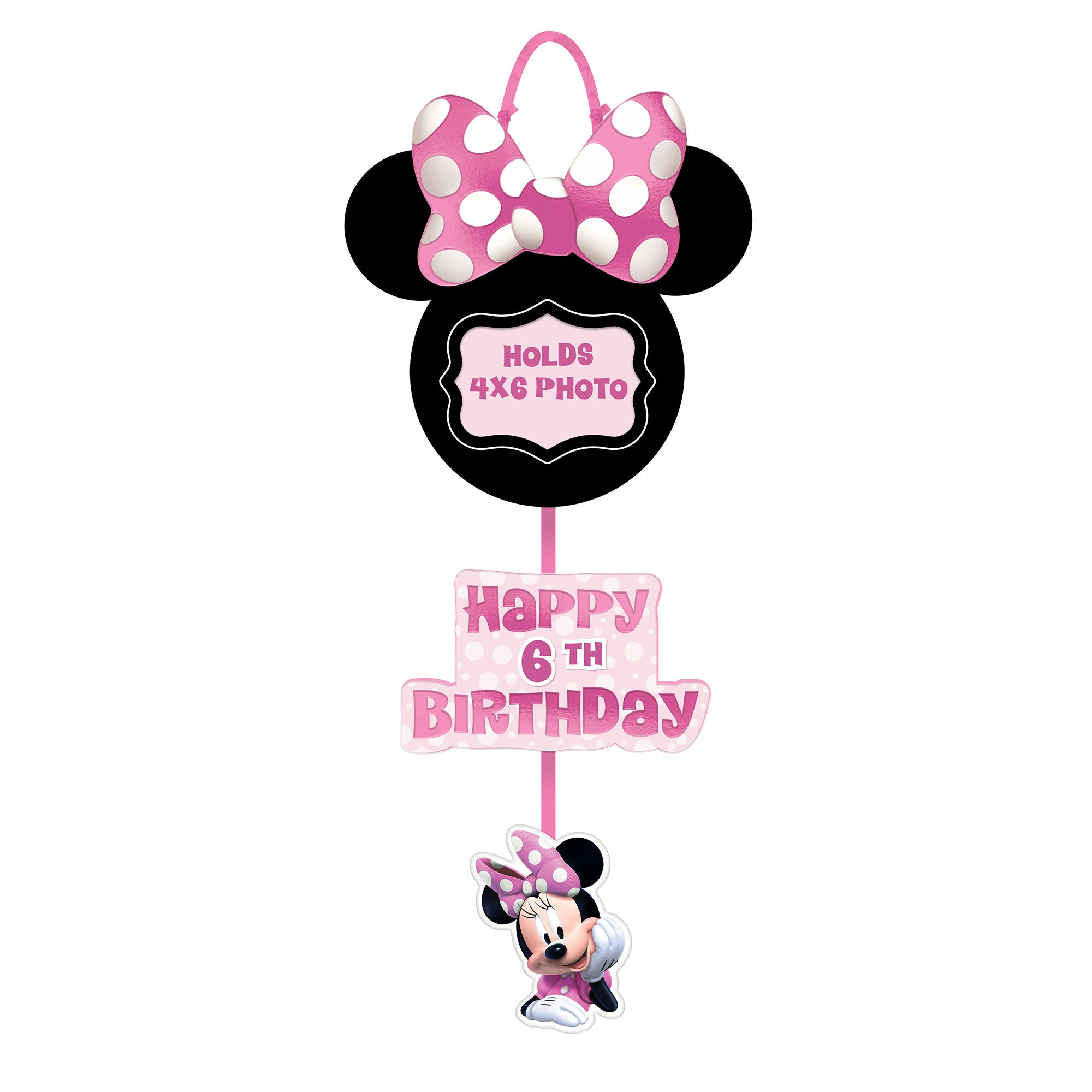 Minnie Mouse Forever Photo Hanging Sign Customisable - 62x27cm Default Title