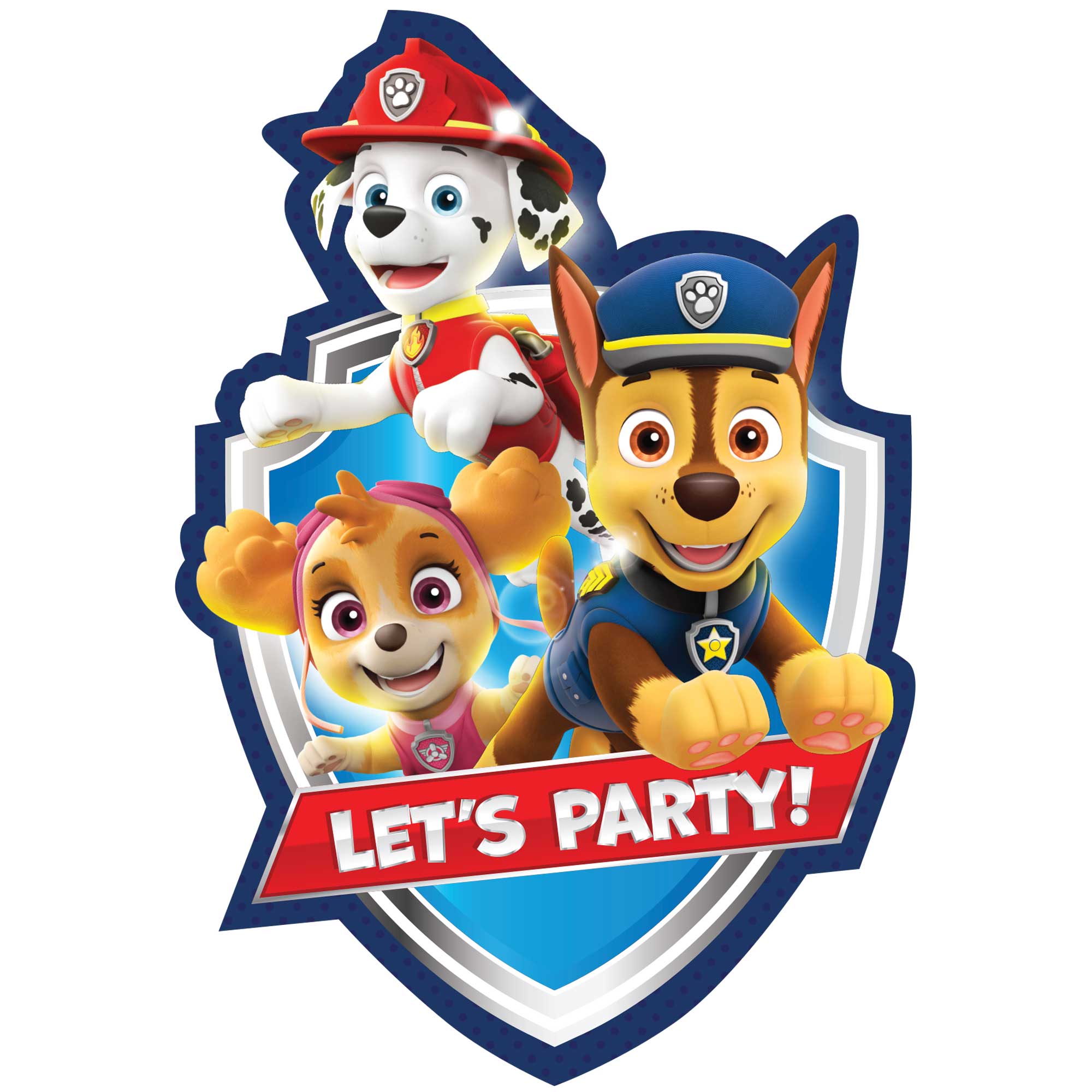 Paw Patrol Adventures Postcard Invitations - 8 Pack Default Title