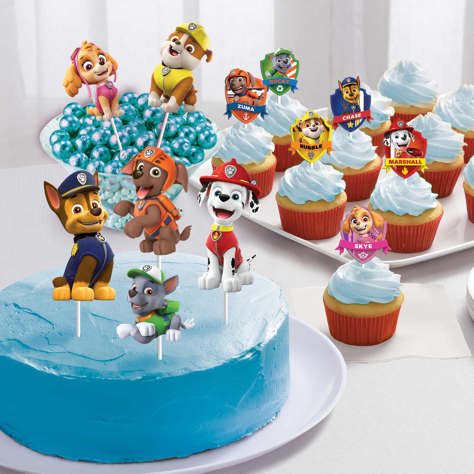 Paw Patrol Adventures Cake Topper Kit - 12 Pack Default Title