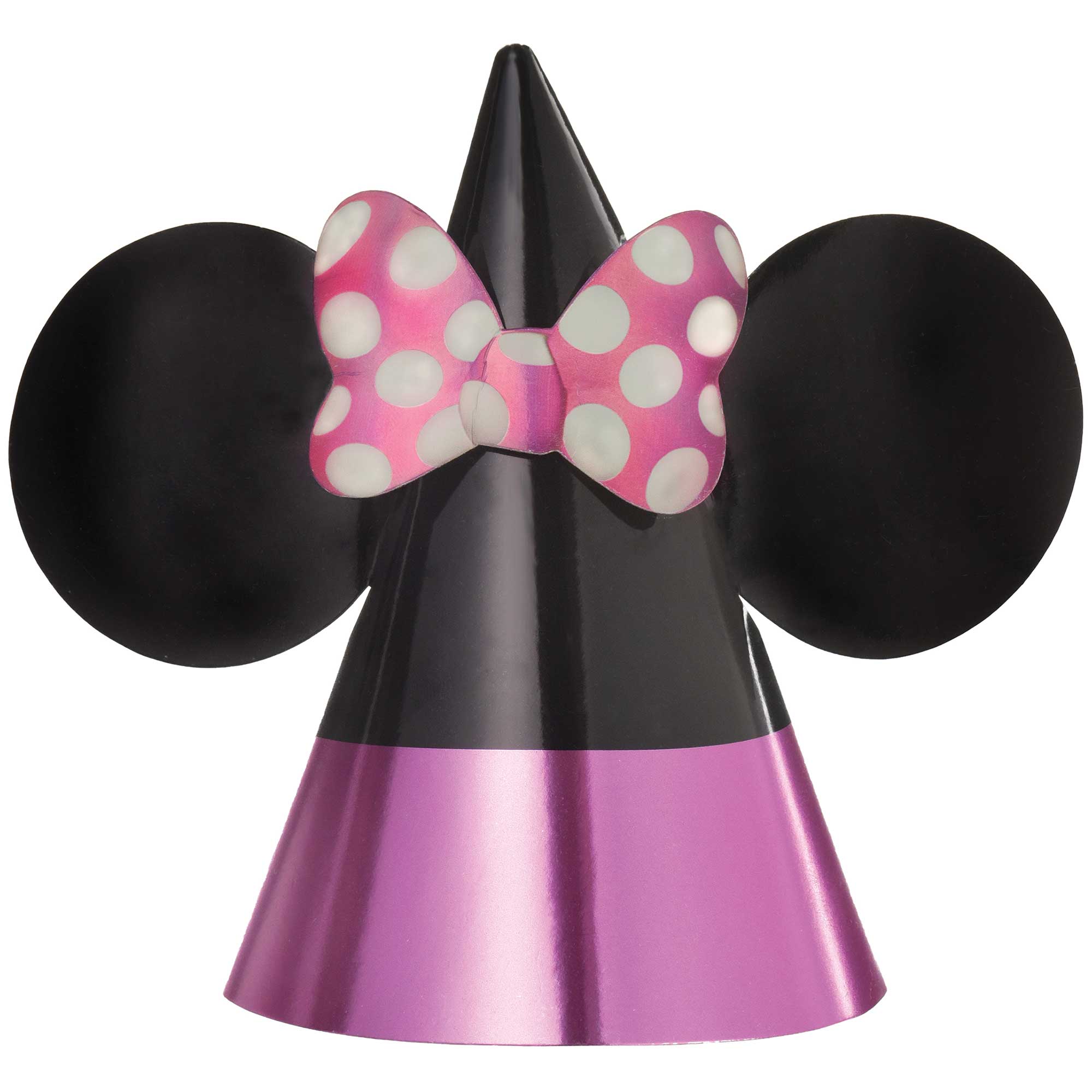 Minnie Mouse Forever Party Cone Hats - 17cm 8 Pack Default Title