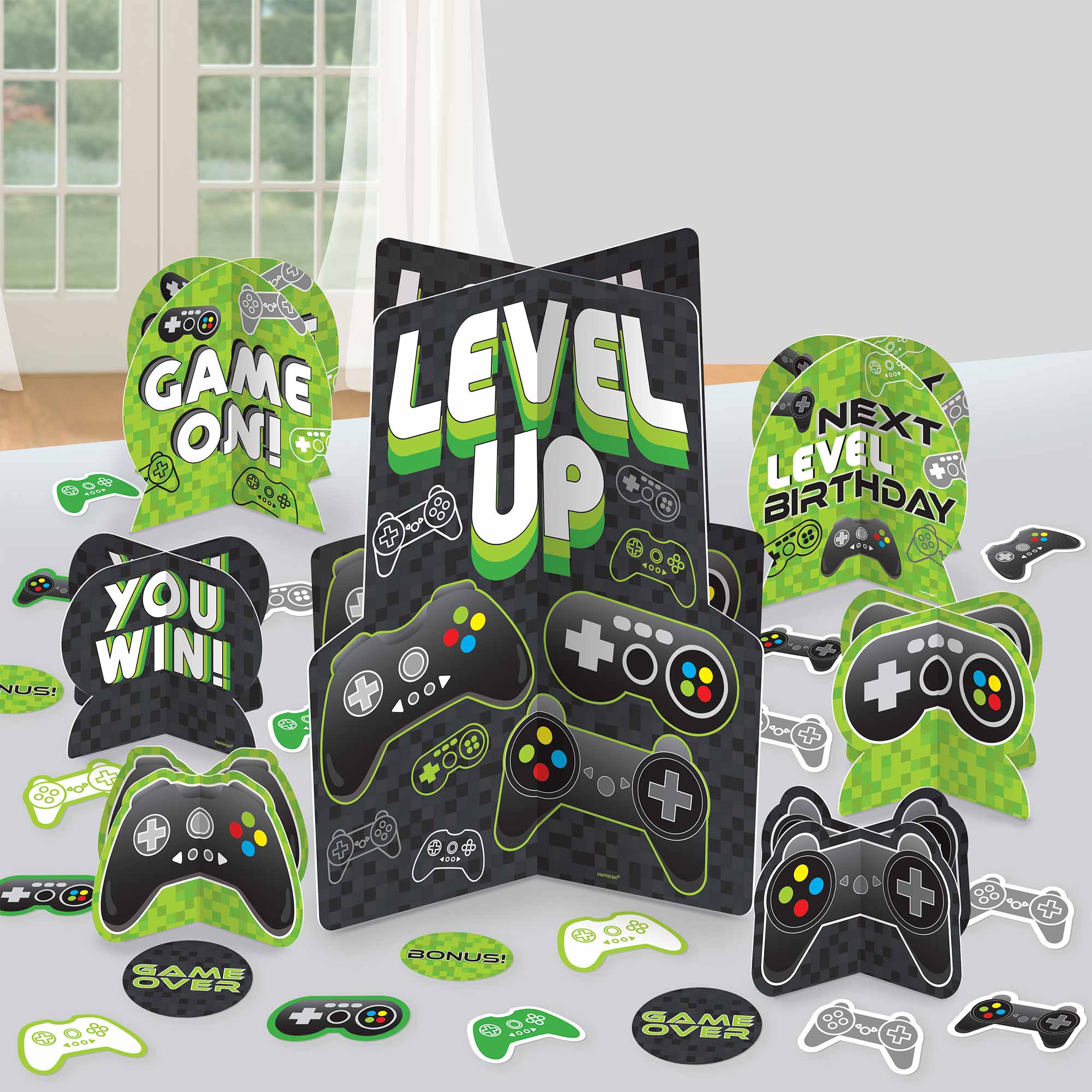 Gaming Level Up Table Decorating Kit