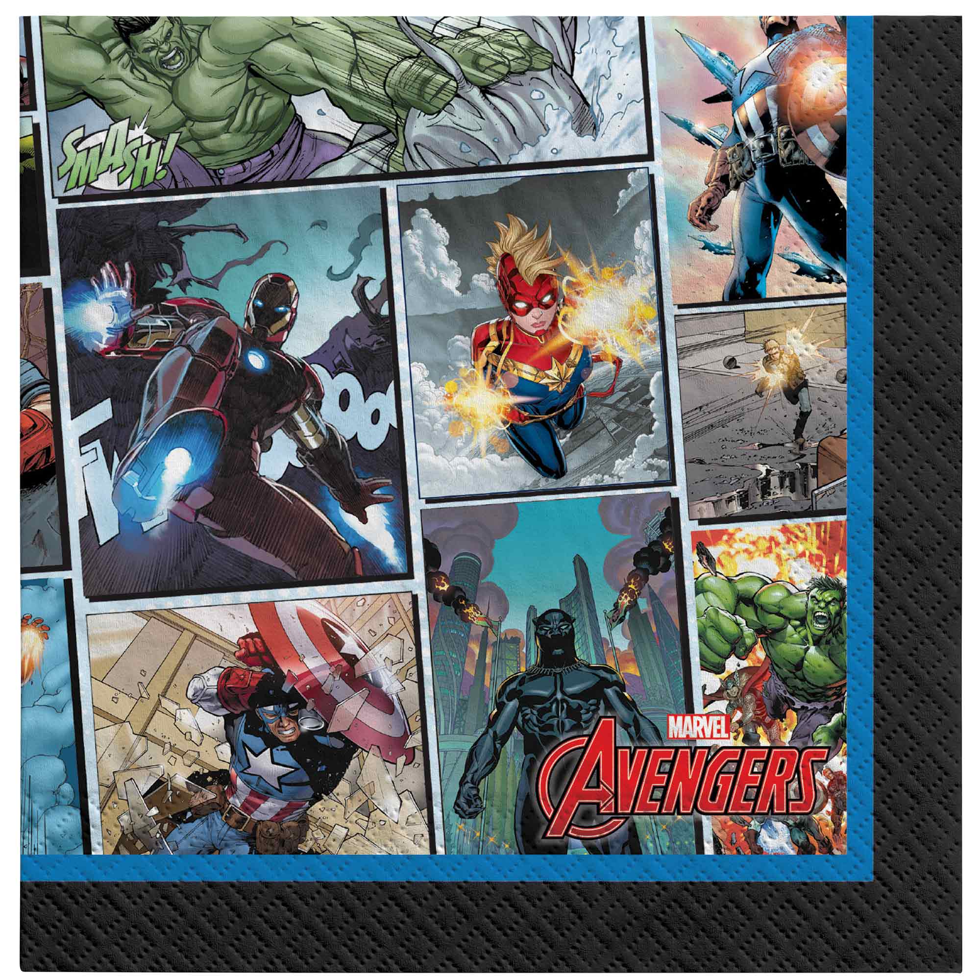 Marvel Avengers Powers Unite Beverage Napkins - 16 Pack Default Title