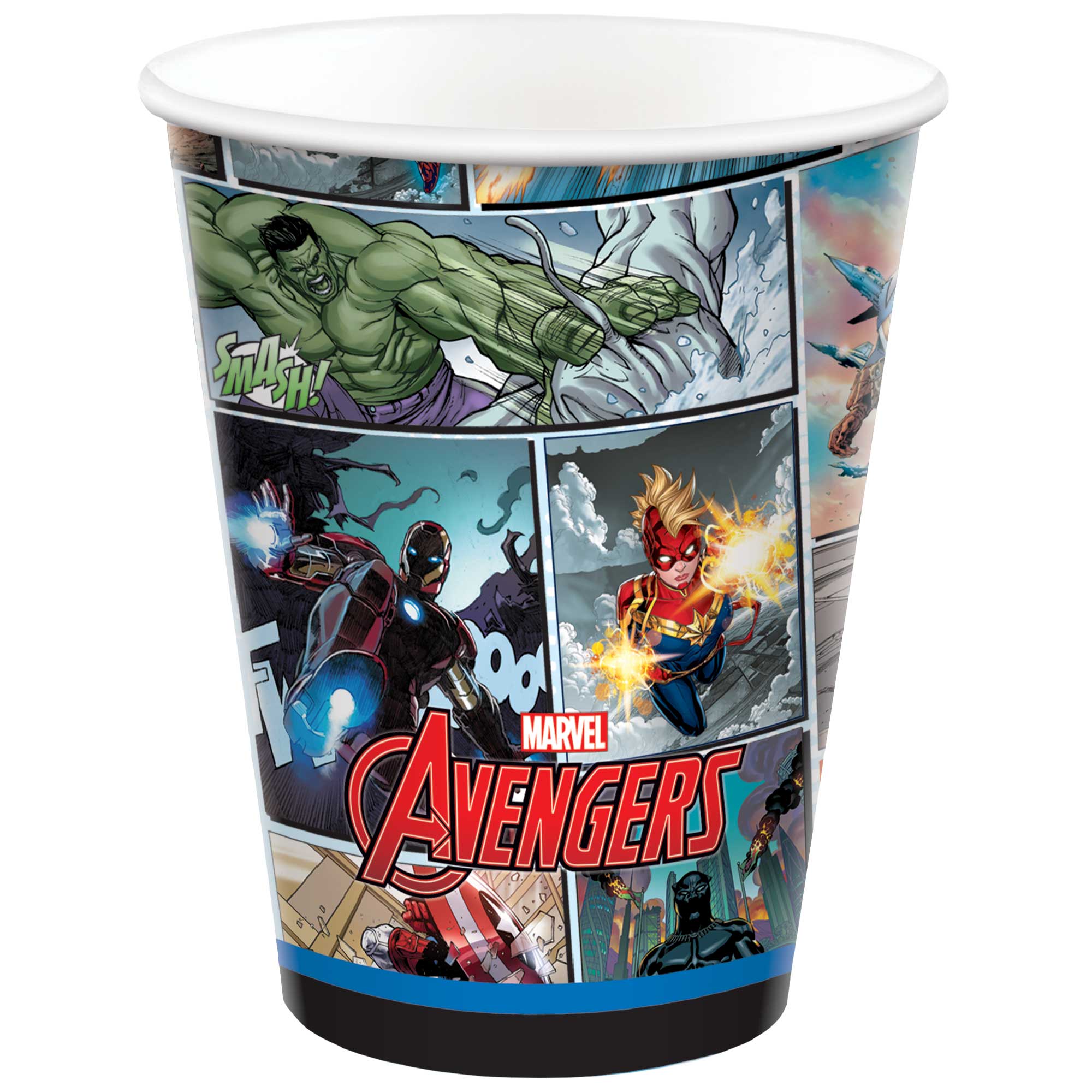 Marvel Avengers Powers Unite Paper Cups - 266ml 8 Pack Default Title