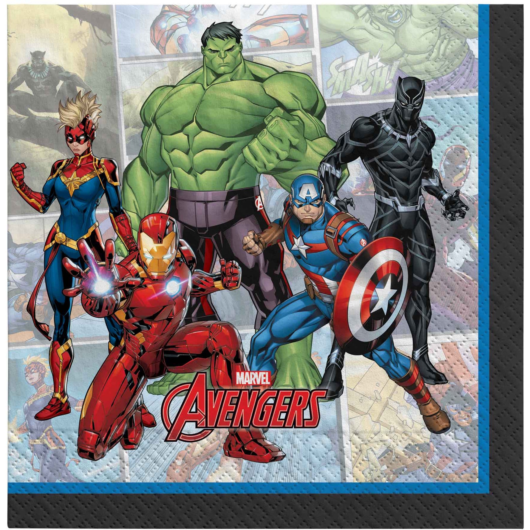 Marvel Avengers Powers Unite Lunch Napkins - 16 Pack Default Title