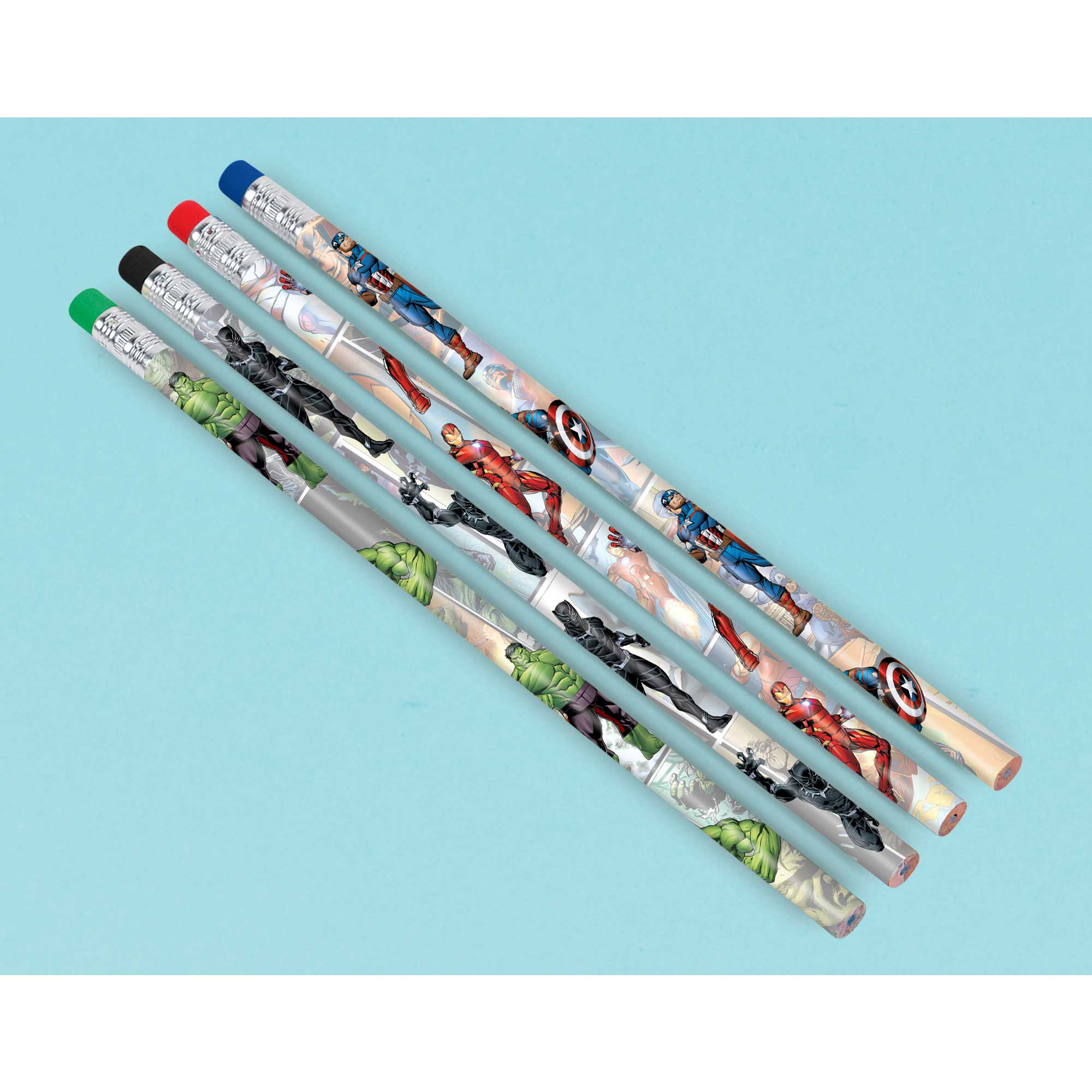 Marvel Avengers Powers Unite Pencils - 8 Pack Default Title