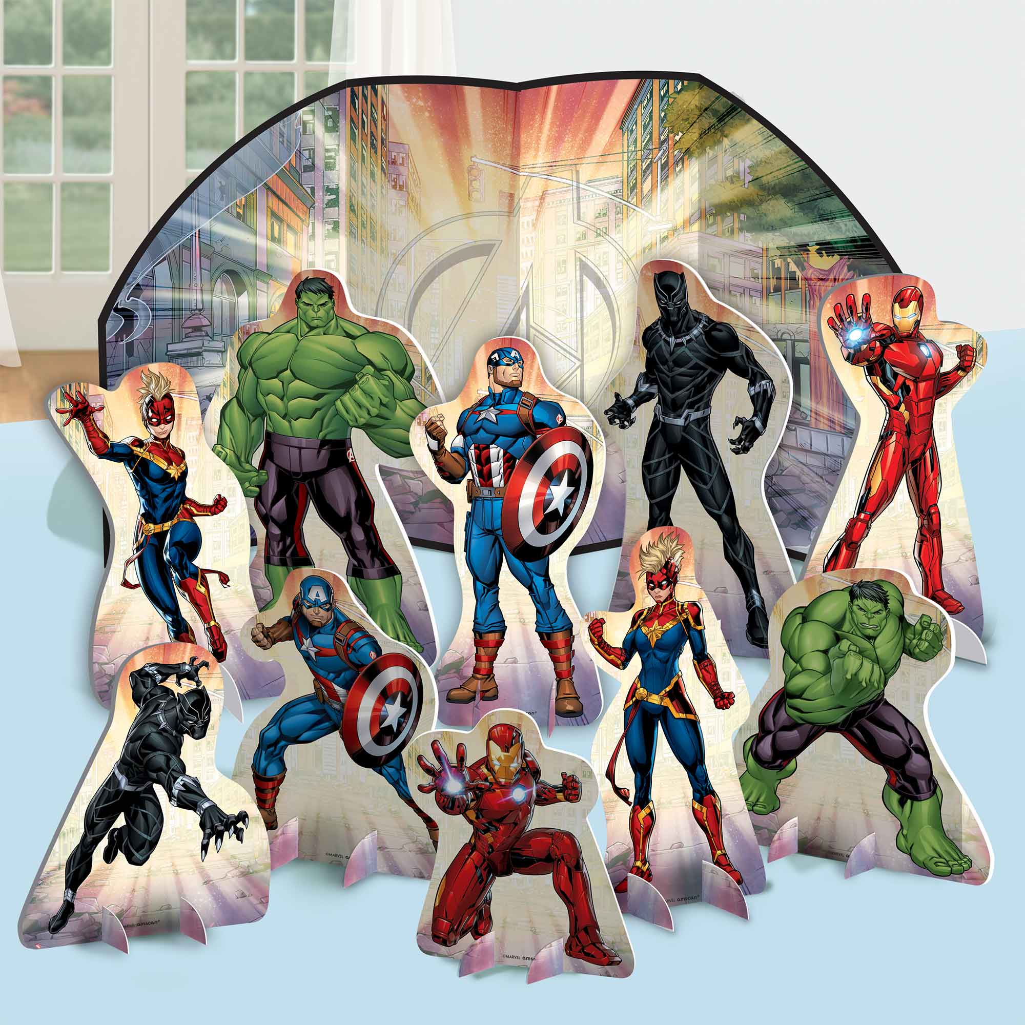 Marvel Avengers Powers Unite Table Decorating Kit Default Title