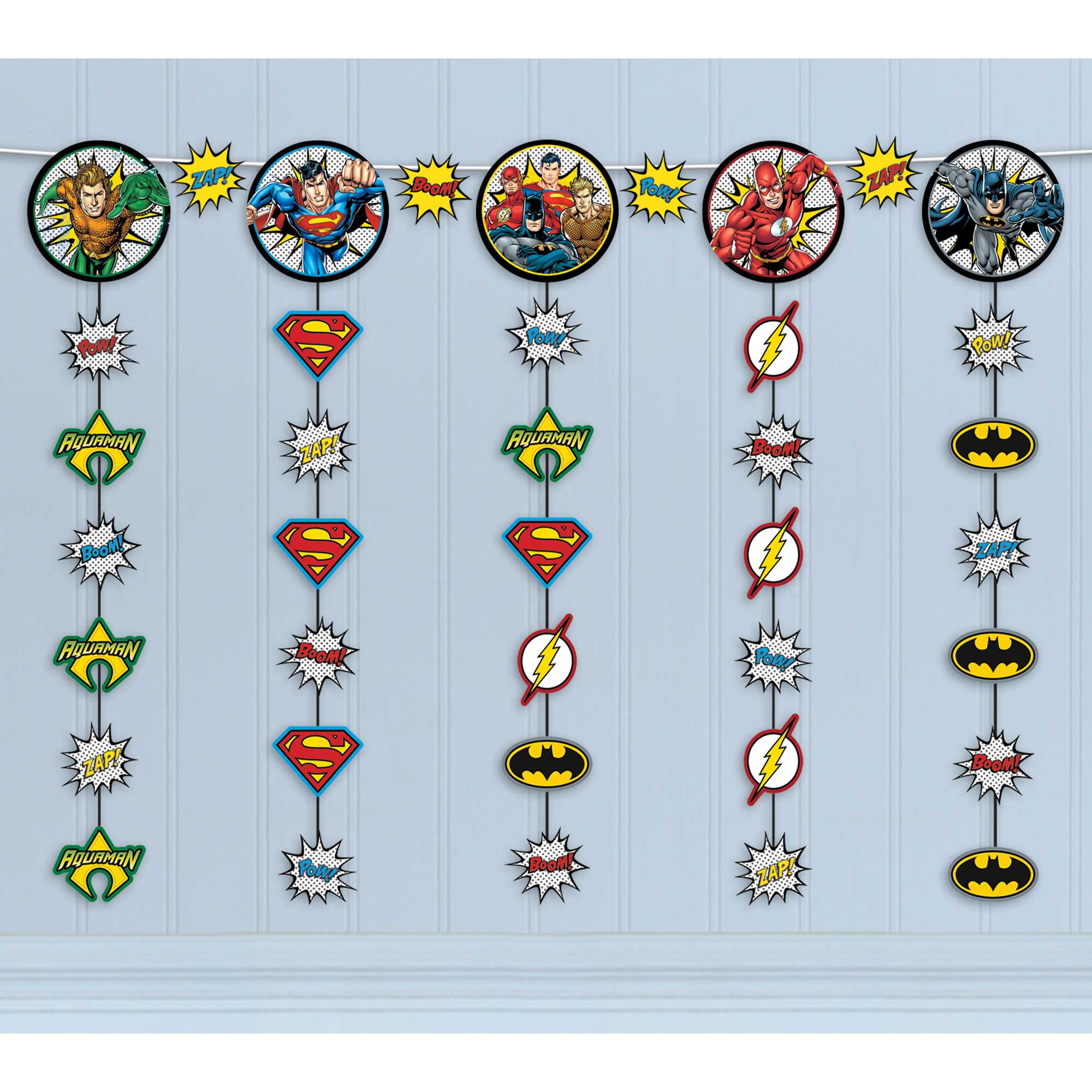 Justice League Heroes Unite Hanging String Decorations - 1.21m Default Title