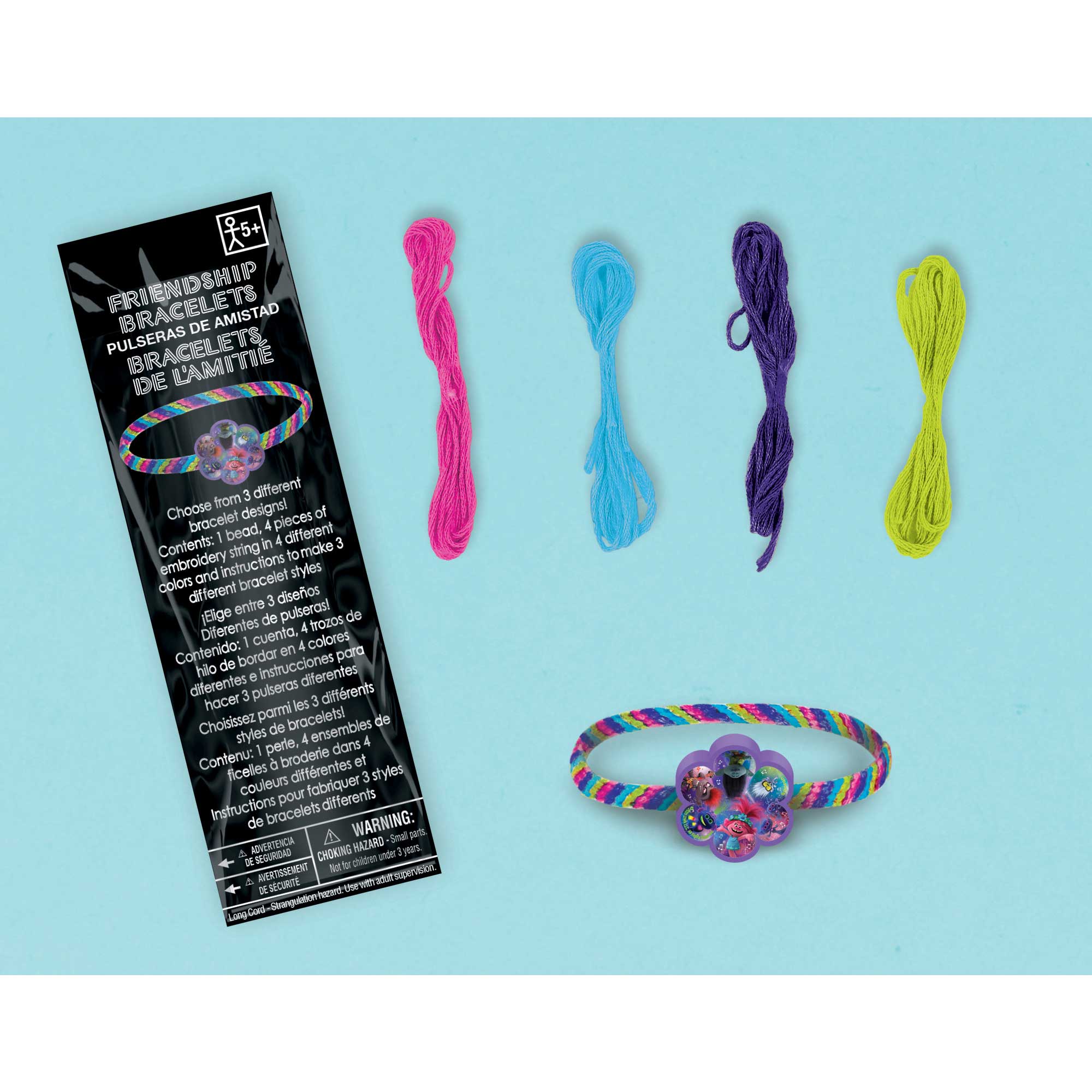 Trolls World Tour Friendship Bracelets Kit - 8 Pack Default Title