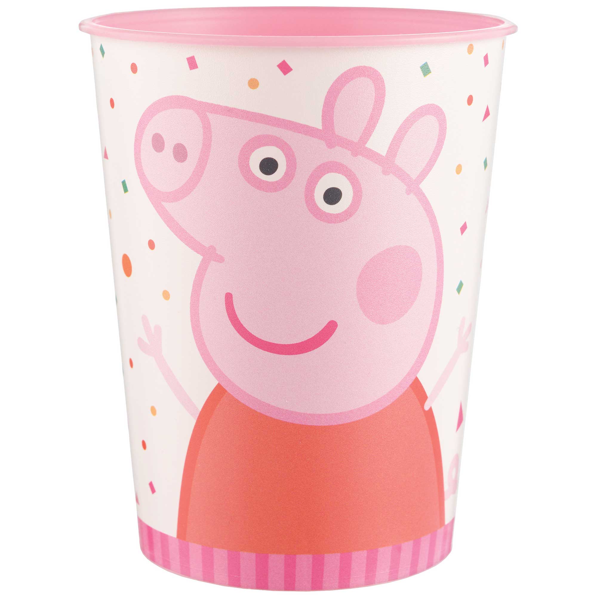 Peppa Pig Confetti Party Favor Cup Plastic Reusable - 473ml Default Title