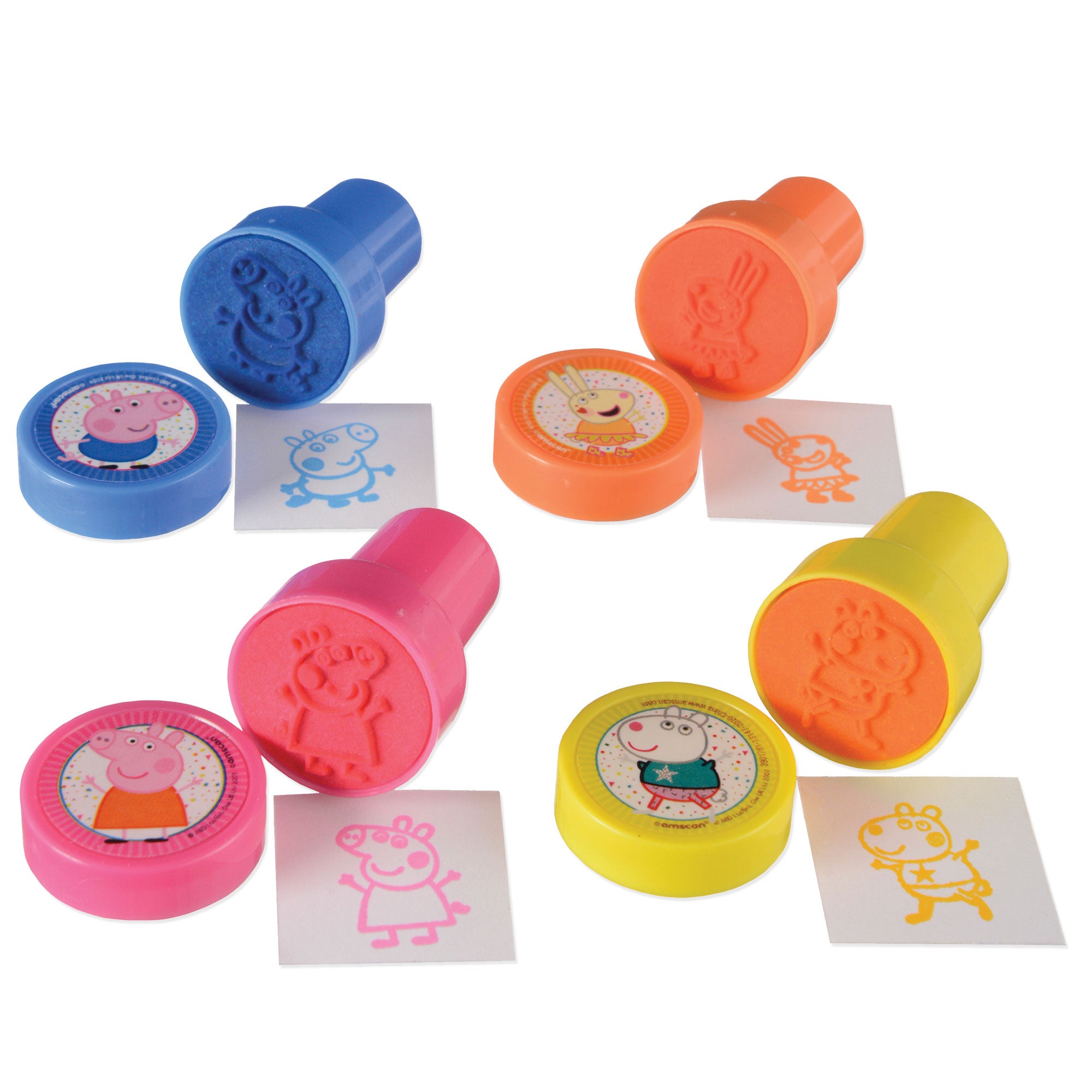 Peppa Pig Confetti Party Stamper Set - 2.5x3.8cm 4 Pack Default Title