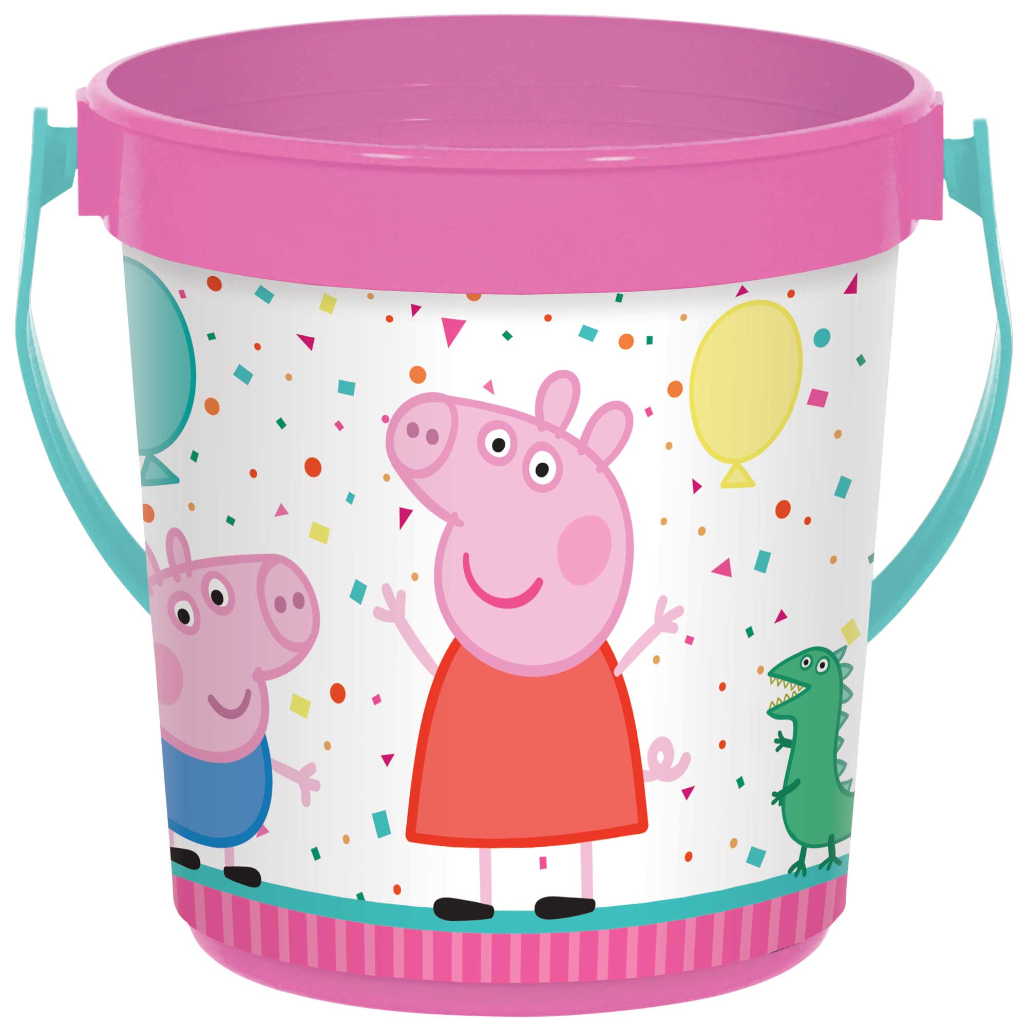 Peppa Pig Confetti Party Favor Container Plastic - 12x11cm Default Title