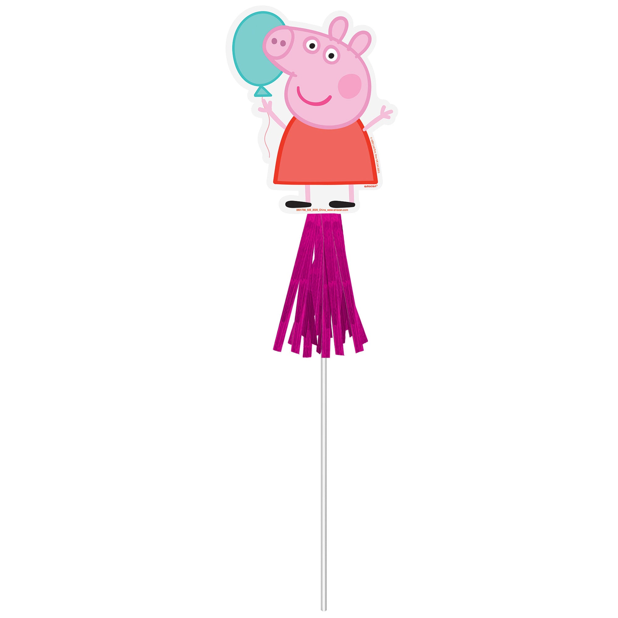 Peppa Pig Confetti Party Wands Glittered - 8 Pack Default Title