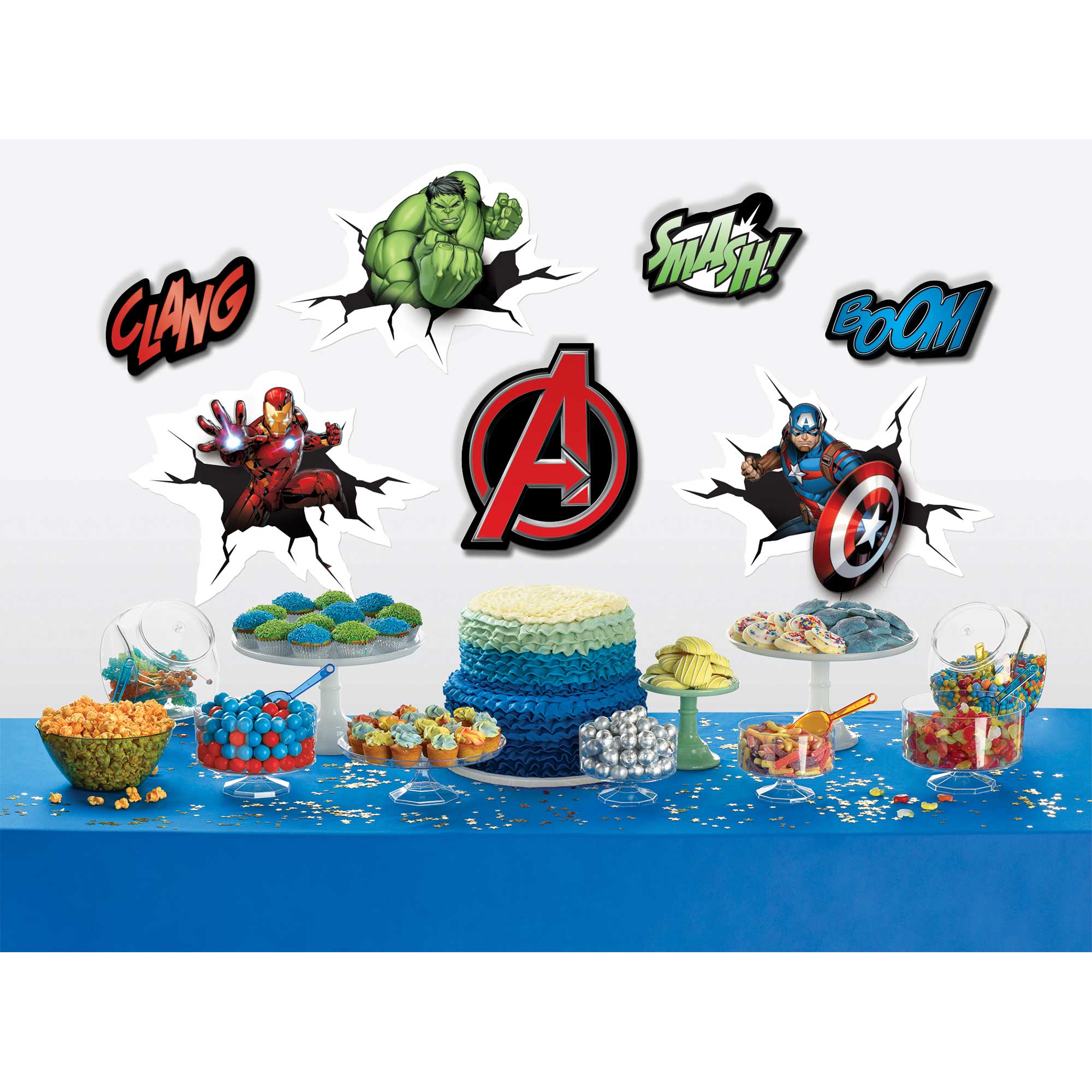 Marvel Avengers Powers Unite Wall Decorating Kit Default Title