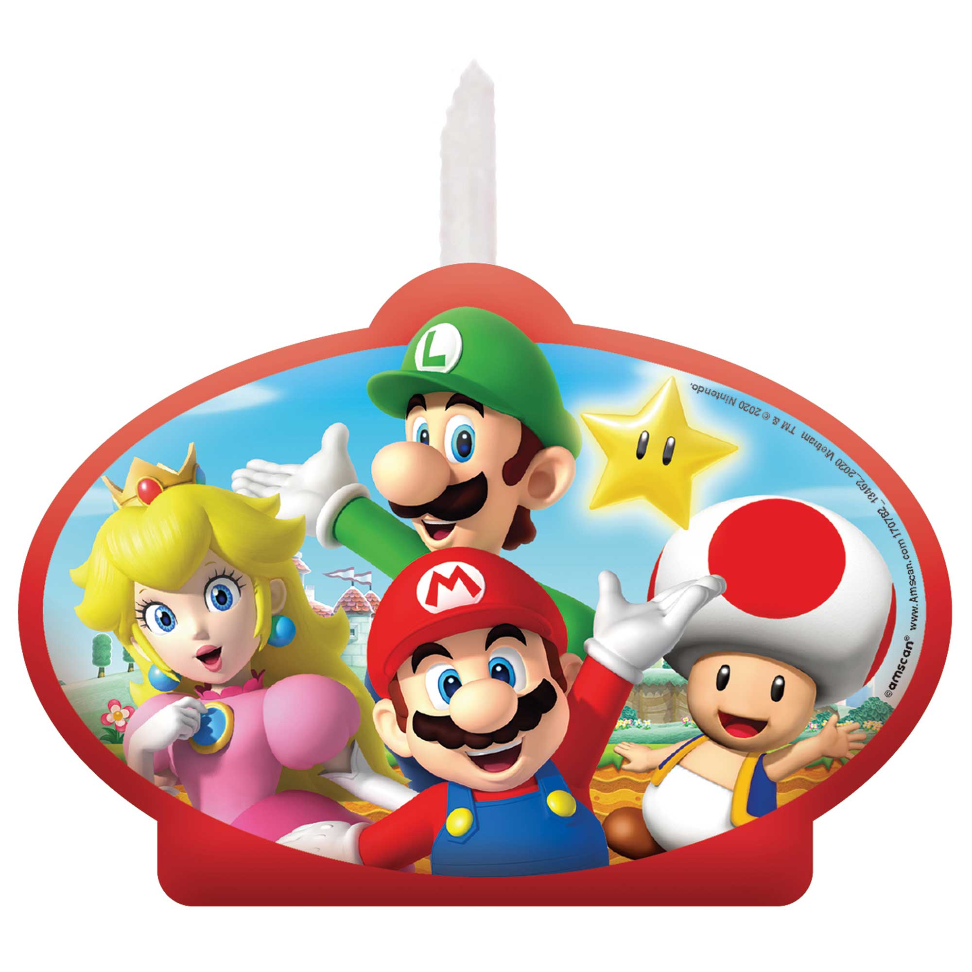 Super Mario Brothers Candle - 11x7cm Default Title