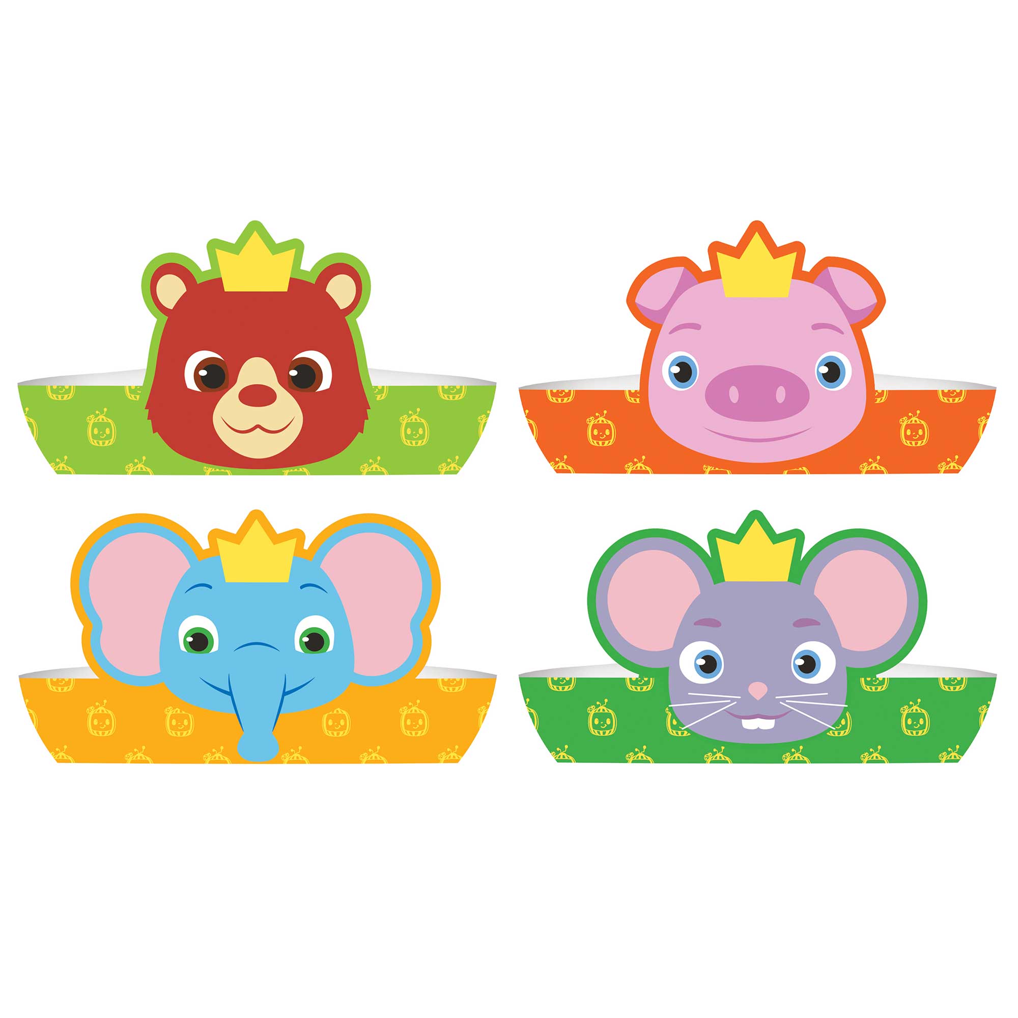 Cocomelon Paper Crowns - 8 Pack Default Title