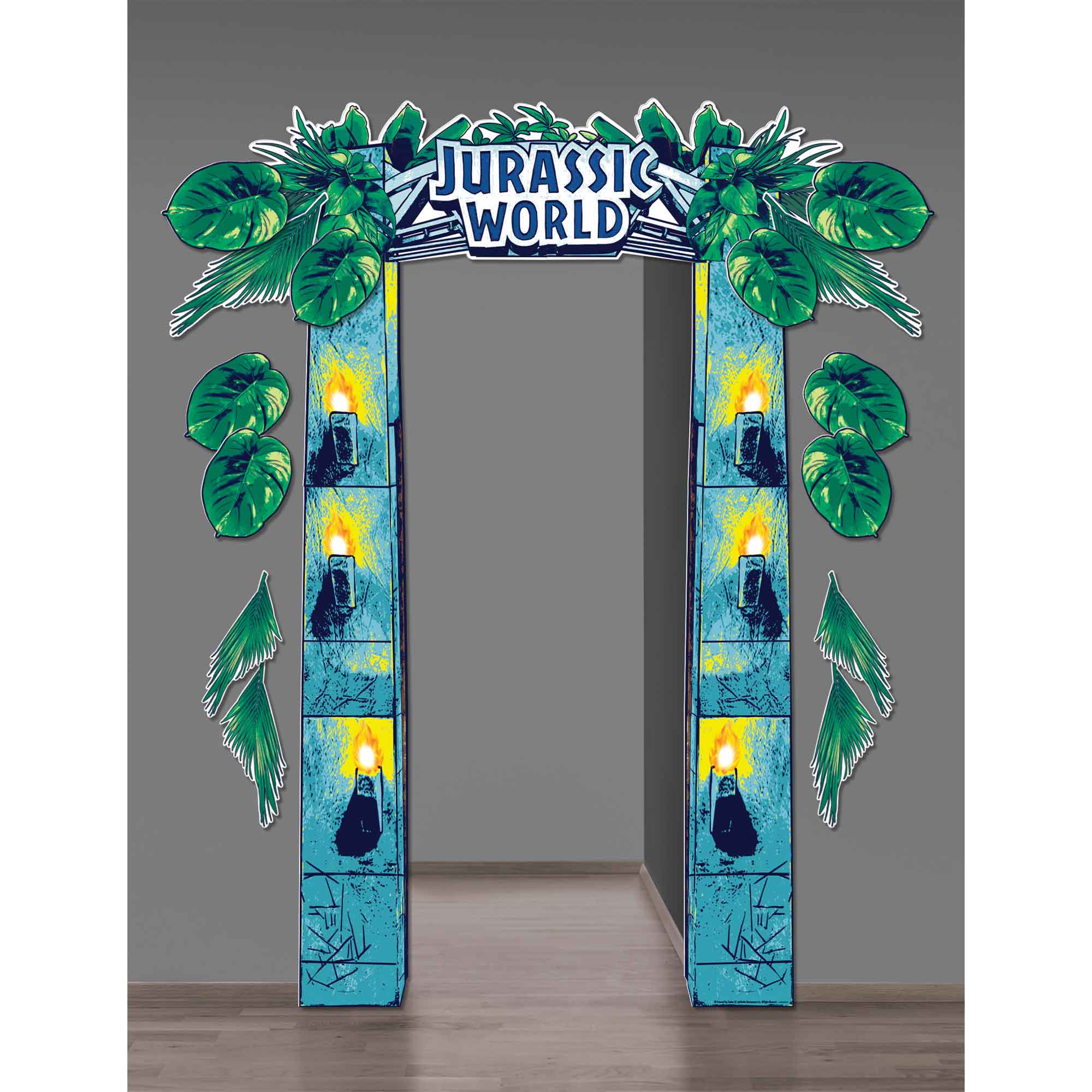 Jurassic Into The Wild Deluxe Doorway Entry Decoration - 126x190cm Default Title