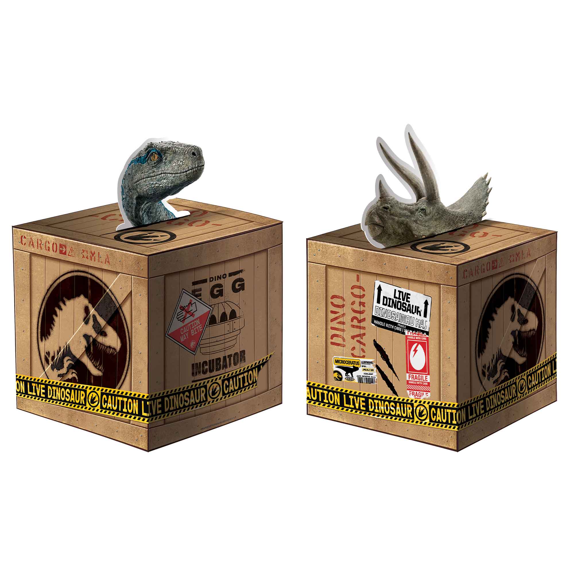 Jurassic Into The Wild Centrepiece Decorating Kit - 4 Piece Pack Default Title