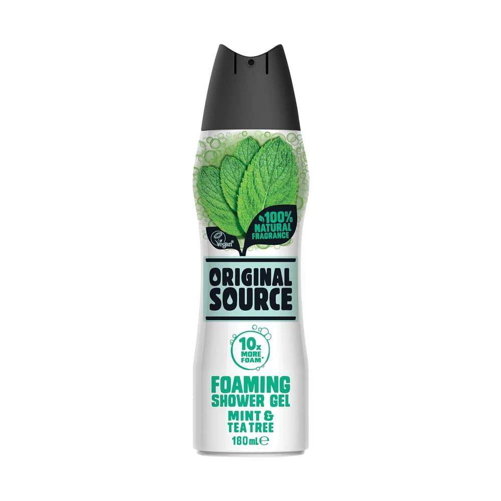 Original Souce Foaming Shower Gel Mint & Tea Tree 180ml - Dollars and Sense