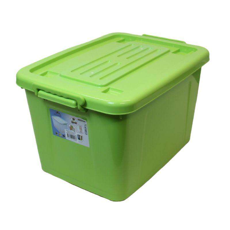 43L Plastic Storage Tub Coloured 51x33x29cm - Dollars and Sense