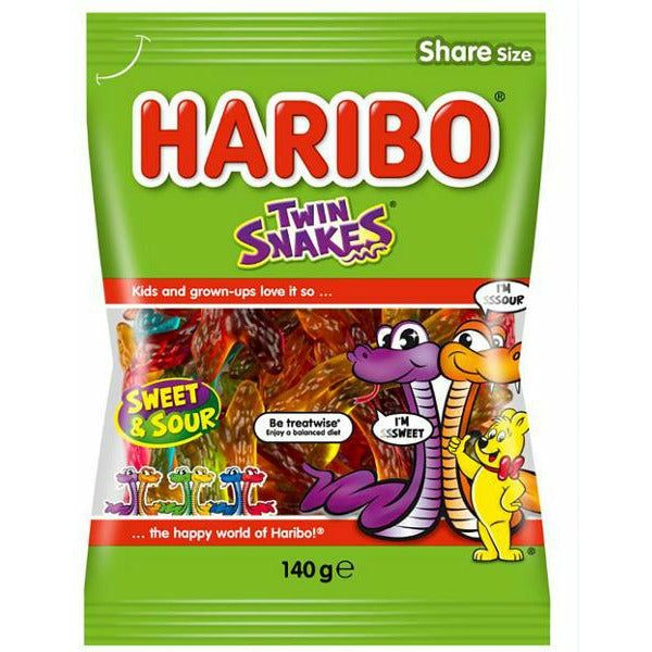 Haribo Twin Snakes - 140g 1 Piece - Dollars and Sense