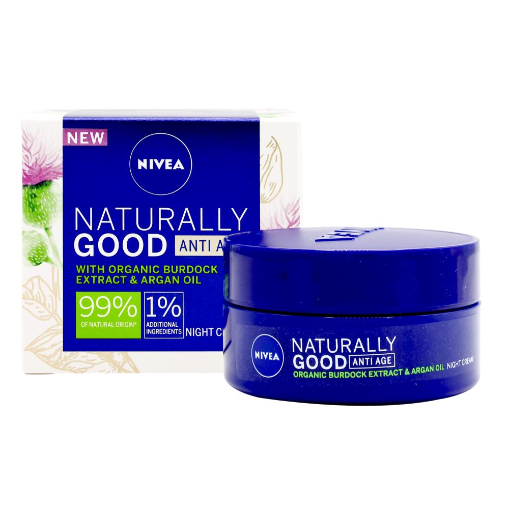 Nivea Naturally Good Anti Age Night Cream - Dollars and Sense