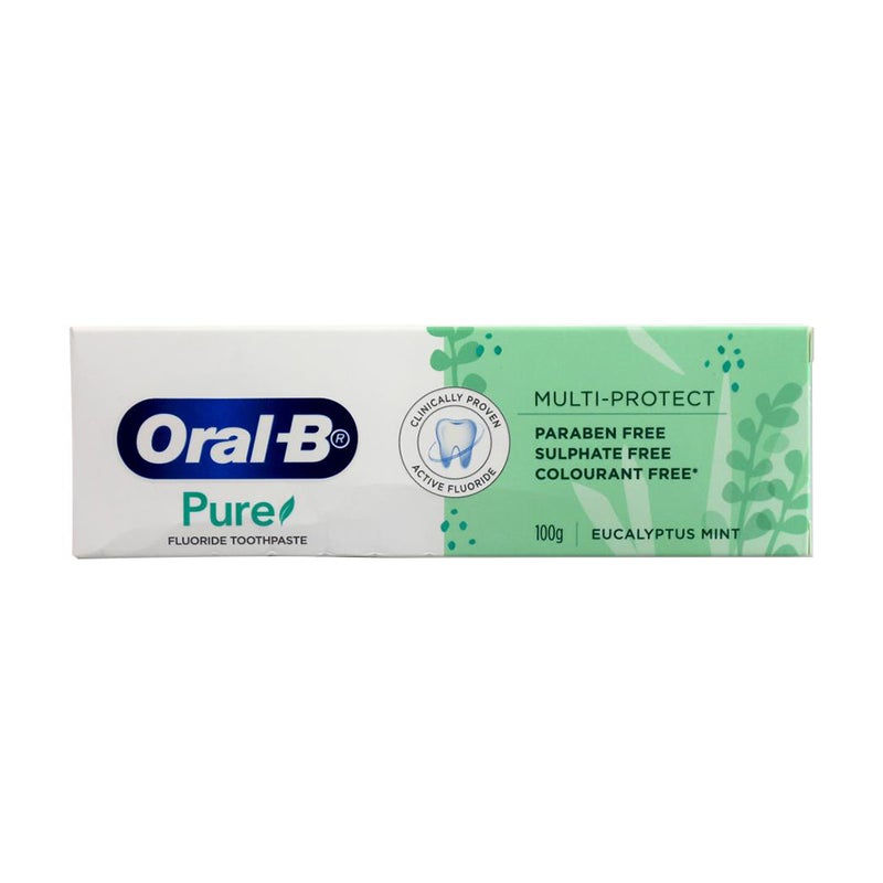 Oral B Pure Toothpaste Multi Protect - Eucalyptus Mint 100g 1 Piece - Dollars and Sense