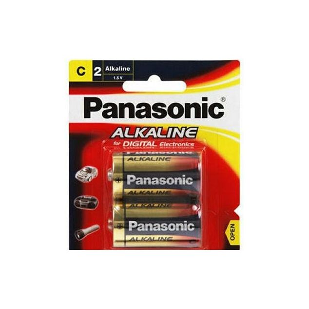 Panasonic Size C Alkaline - 2 Pack 1 Piece - Dollars and Sense