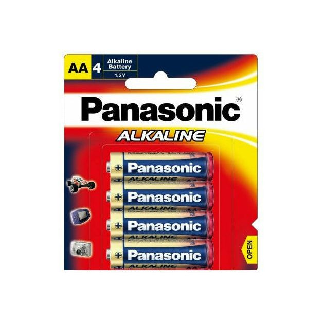 Panasonic Size AA Alkaline - 4 Pack 1 Piece - Dollars and Sense