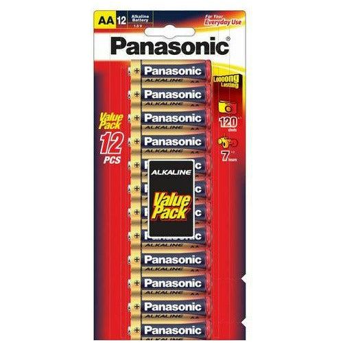 Panasonic Size AA Alkaline - 12 Pack 1 Piece - Dollars and Sense