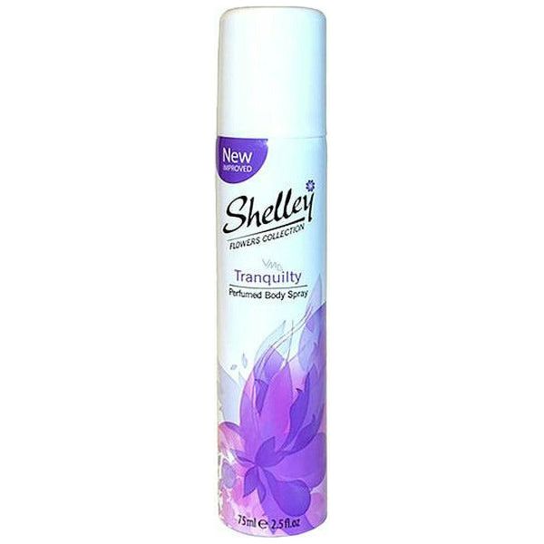 Shelley Deodorant Body Spray Tranquility - 75ml 1 Piece - Dollars and Sense