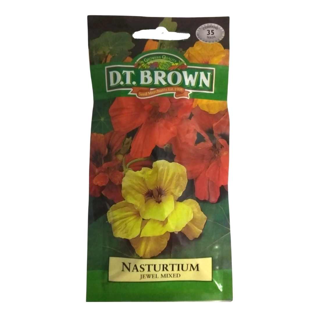 Buy DT Brown Nasturtium Jewel Mixed Seeds | Dollars and Sense