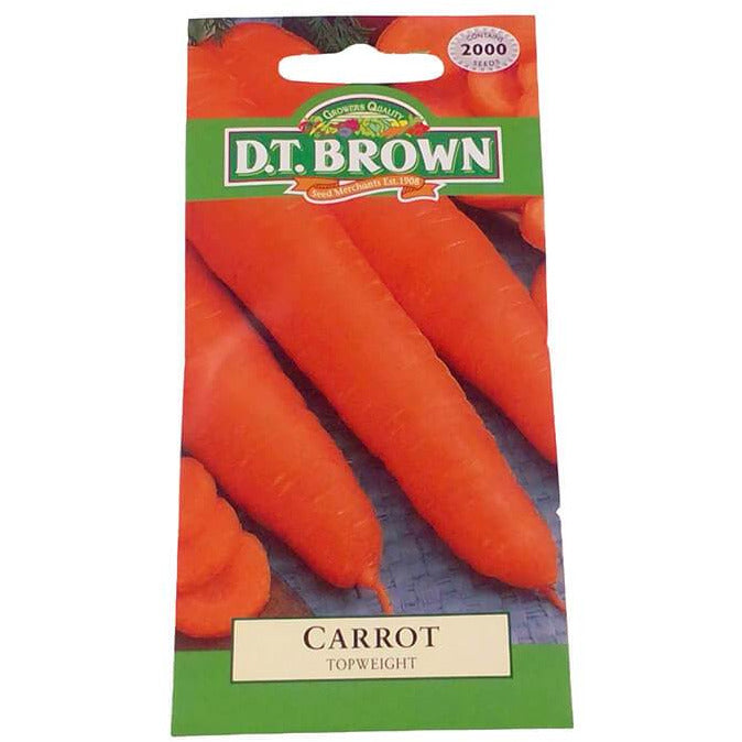 Buy DT Brown Carrot Topweight Seeds | Dollars and Sense