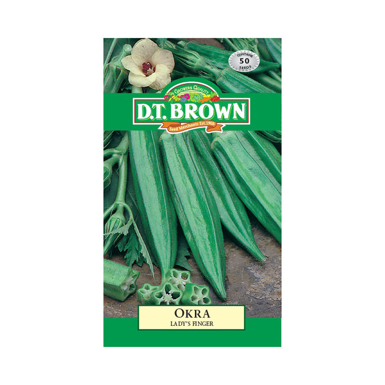 Buy DT Brown Okra Ladys Finger Seeds | Dollars and Sense