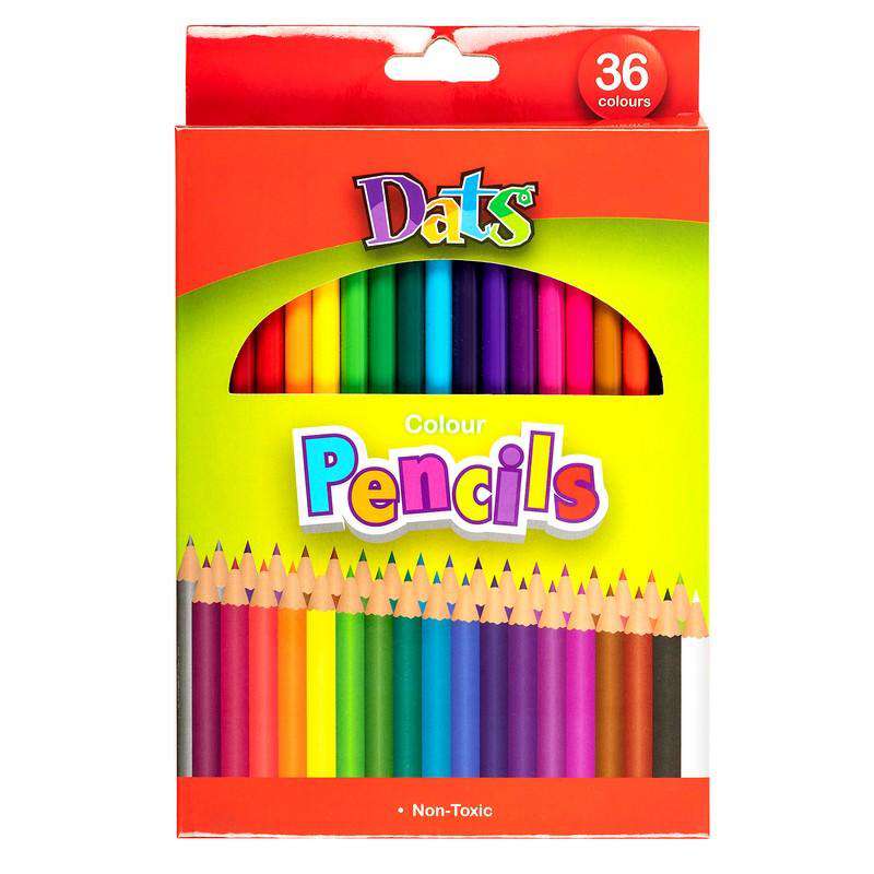 Coloured Pencils - 36 Pack - Dollars and Sense