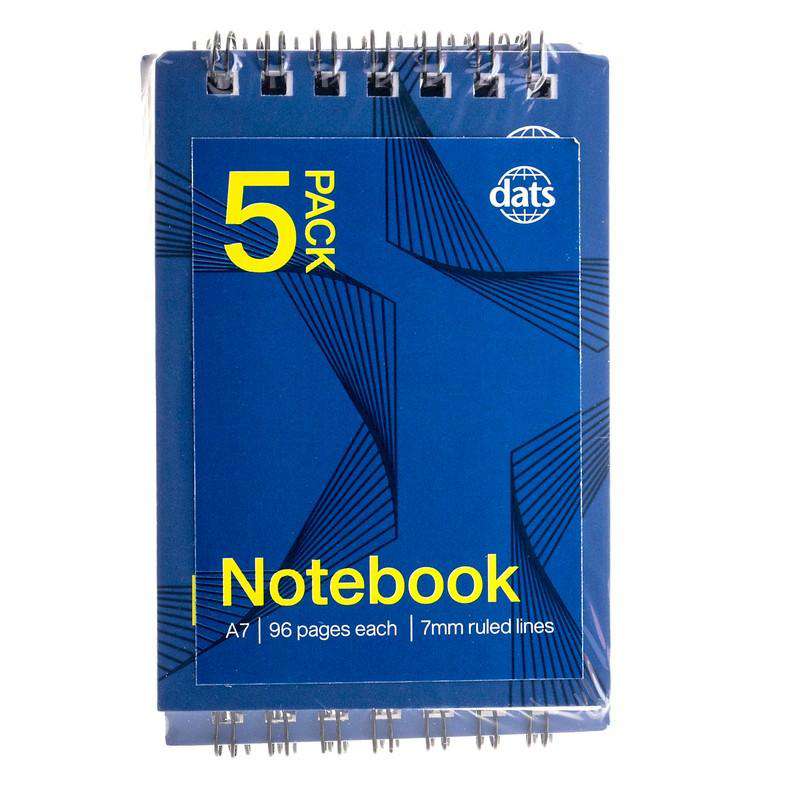A7 Notebook 96 Pages 5Pk - Dollars and Sense