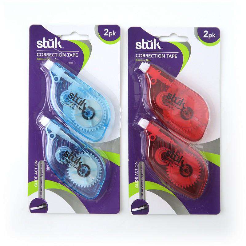 Correction Tape - 2 Pack 5mm x 8m - Dollars and Sense