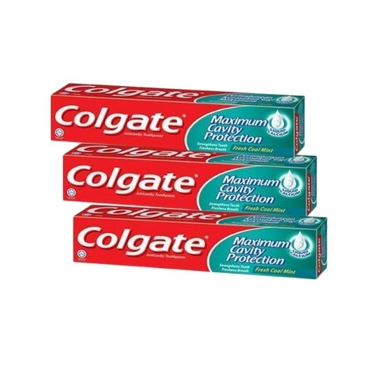 Colgate Toothpaste Max Cavity 3Pk 180g - Dollars and Sense
