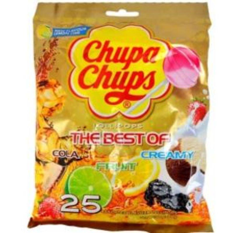 Chupa Chups The Best of Lollipops - 25 Pack 1 Piece - Dollars and Sense