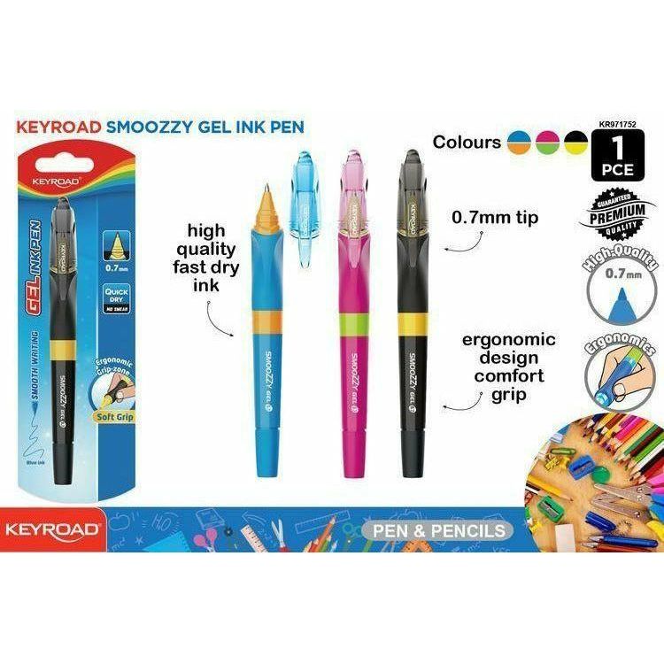 Keyroad Smoozzy Gel Ink Pen - 0.7mm Tip Assorted - Dollars and Sense