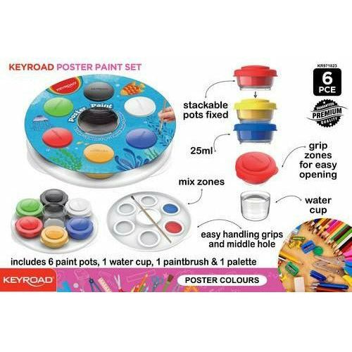 Keyroad Poster Paint Set - 25ml 6 Piece - Dollars and Sense