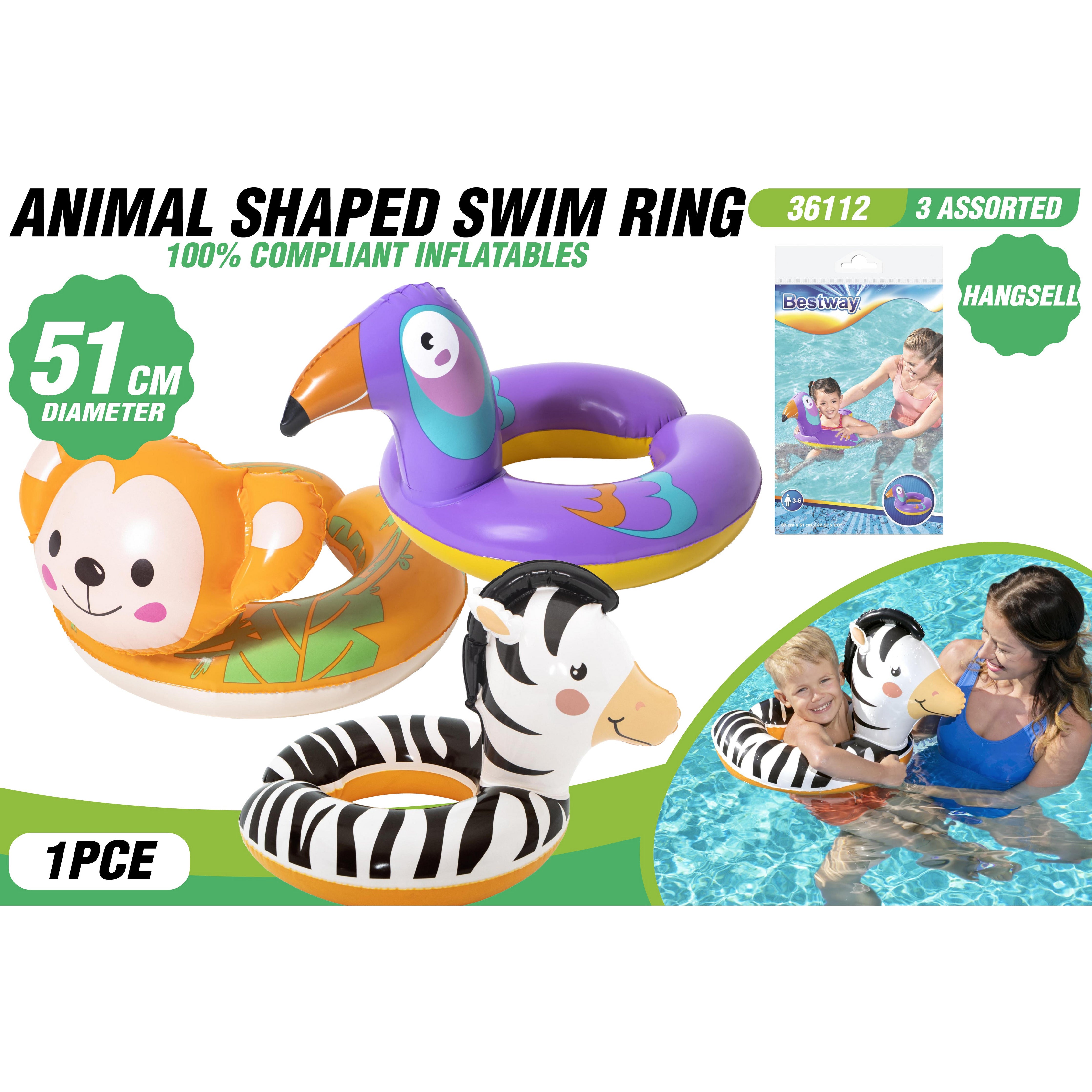 Safari Animal Kids Swim Ring - Dollars and Sense