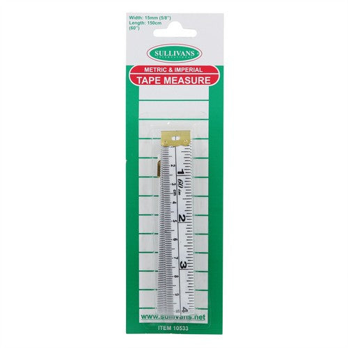 Metric and Imperial Tape Measure - 15mm Width 150cm Length Default Title