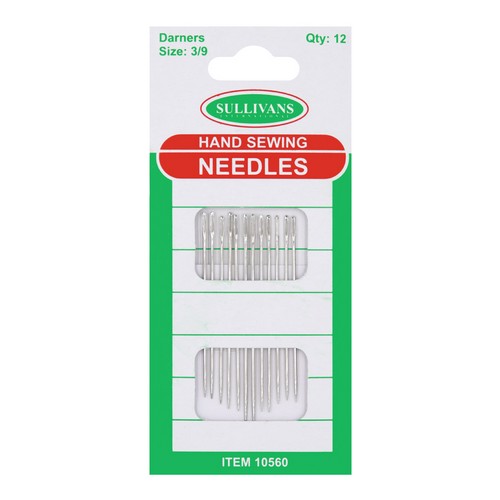 Hand Sewing Needles Darners - 12 Pieces Size 3 and 9 Default Title