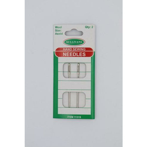 Hand Sewing Needles 2 Pieces - Wool Size Assorted Default Title